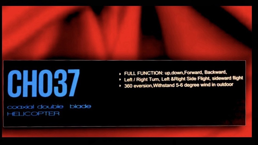 Sky BAZHE 360° Eversion Rechargeable Helicopter Enhanced CHO37 Full 3D Flight