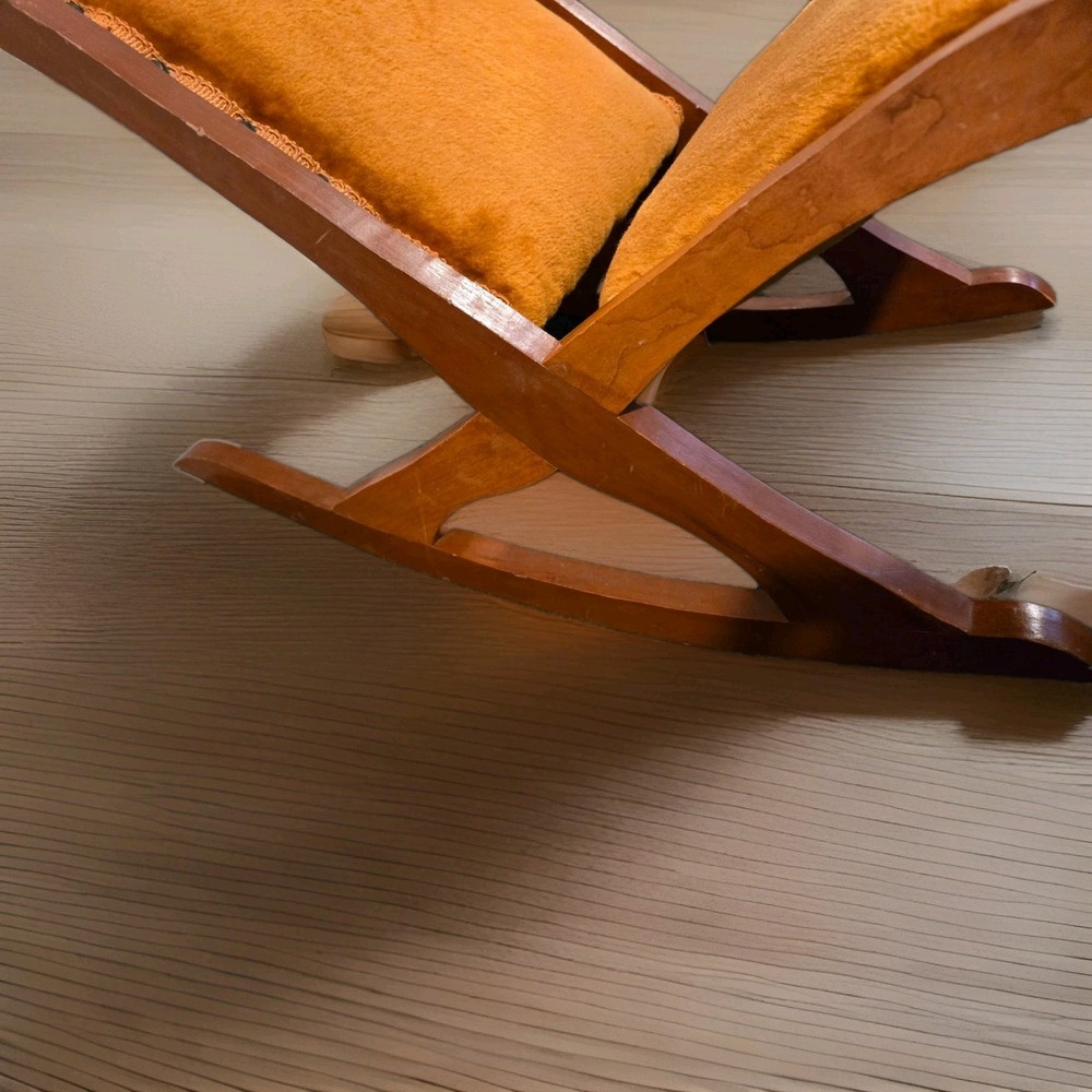 Vintage footstool midcentury modern
