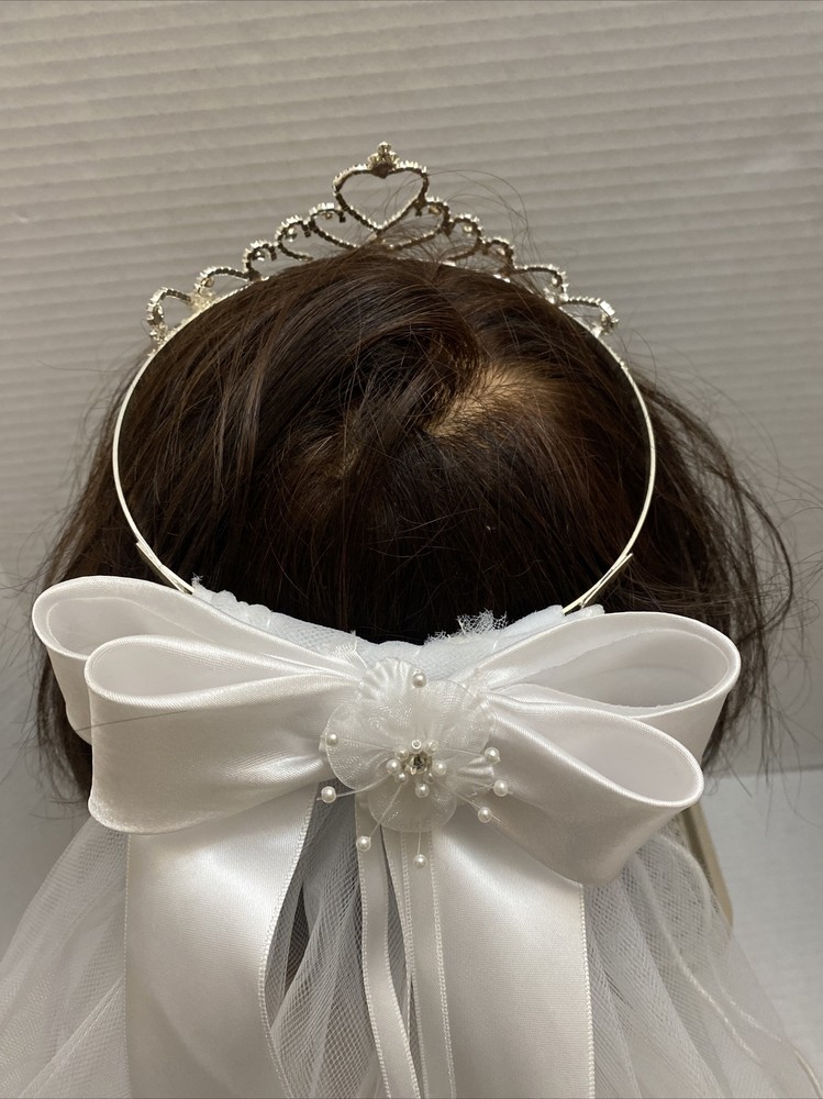 First Holy Communion Vail with purse Vail crown new