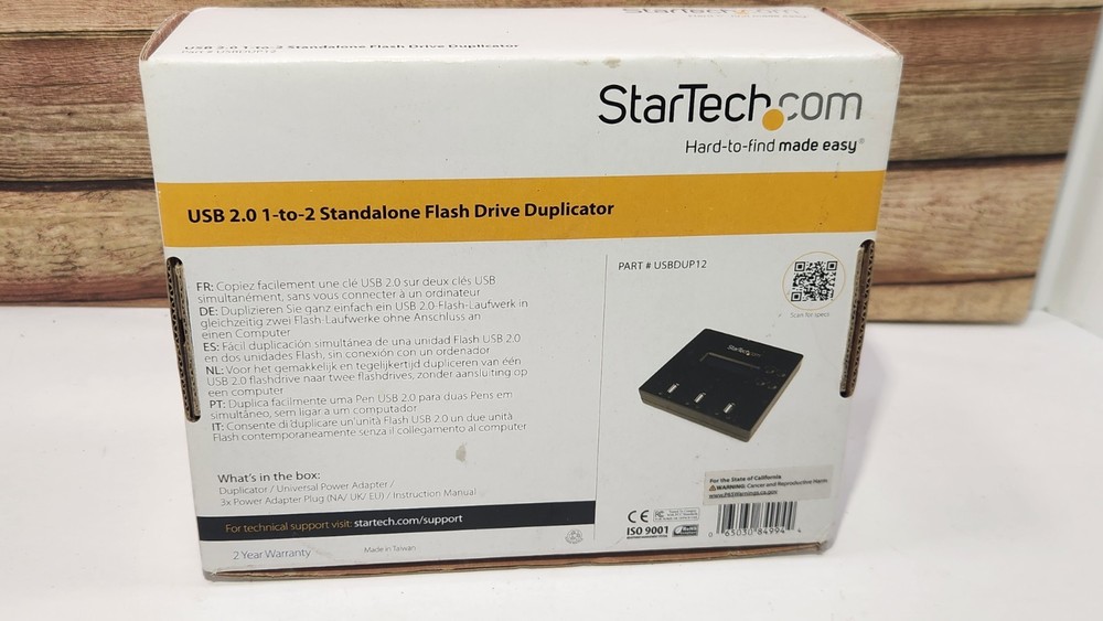 StarTech 1:2 Standalone USB 2.0 Flash Drive Duplicator and Eraser