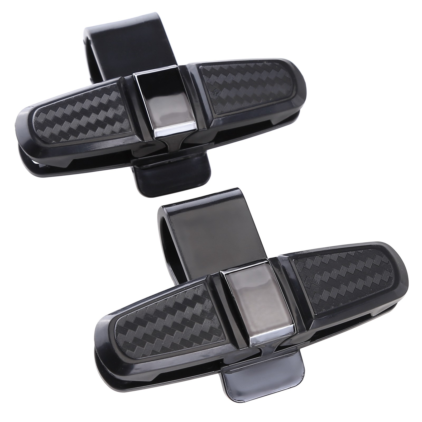 2PCS Glasses Holder for Car Sun Visor Sunglasses Holder Clip Hanger Eyeglasses