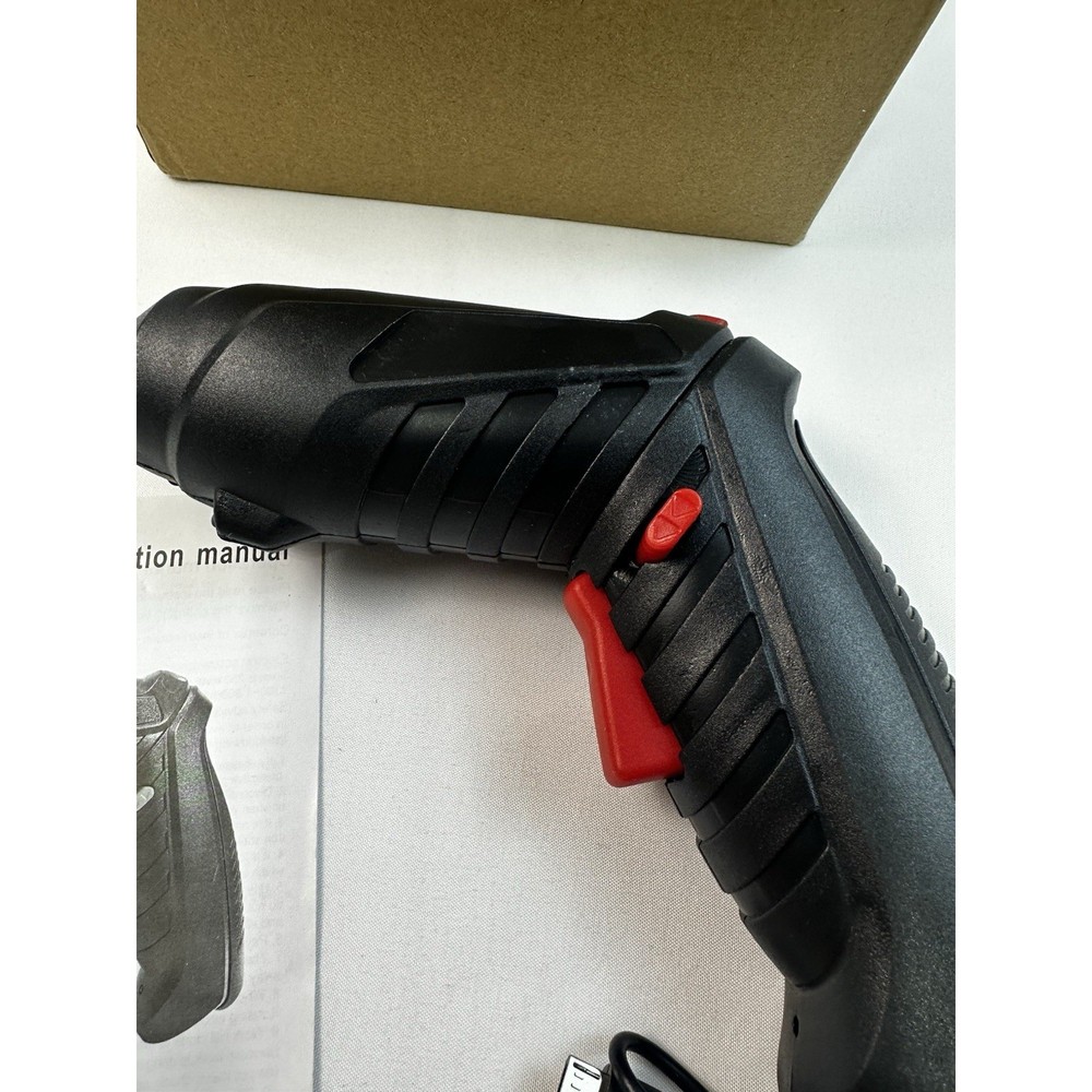 Cordless Electric Screwdriver Set W/USB Charging & Bits Kit - Rechargeable Tool