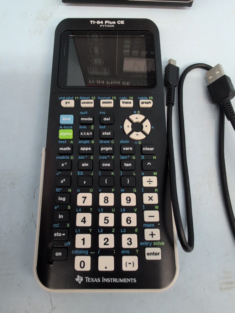 Texas Instruments TI-84 Plus CE Python Graphing Calculator Matte-matic Black