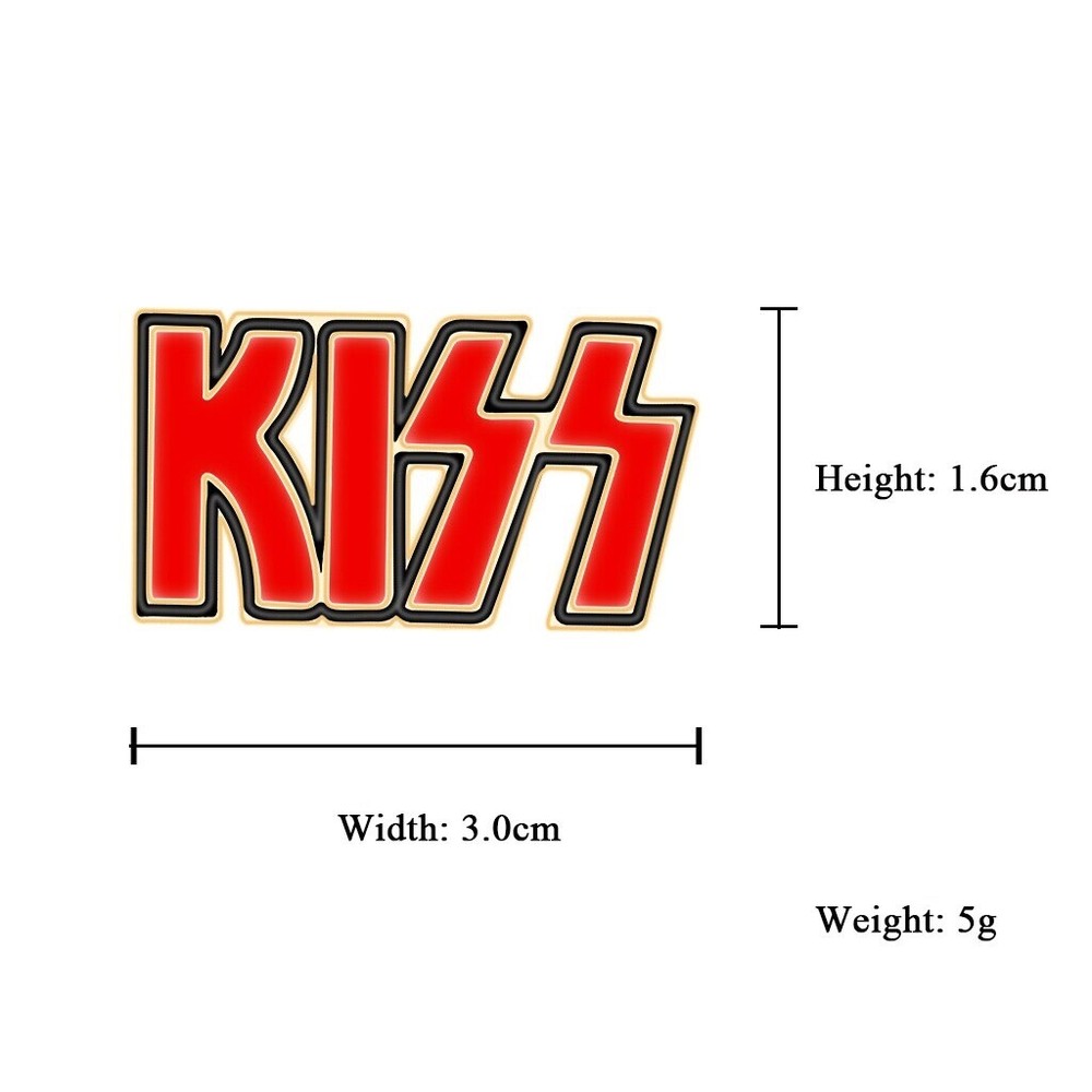 AMERICAN ROCK BAND "KISS" LAPEL PIN...