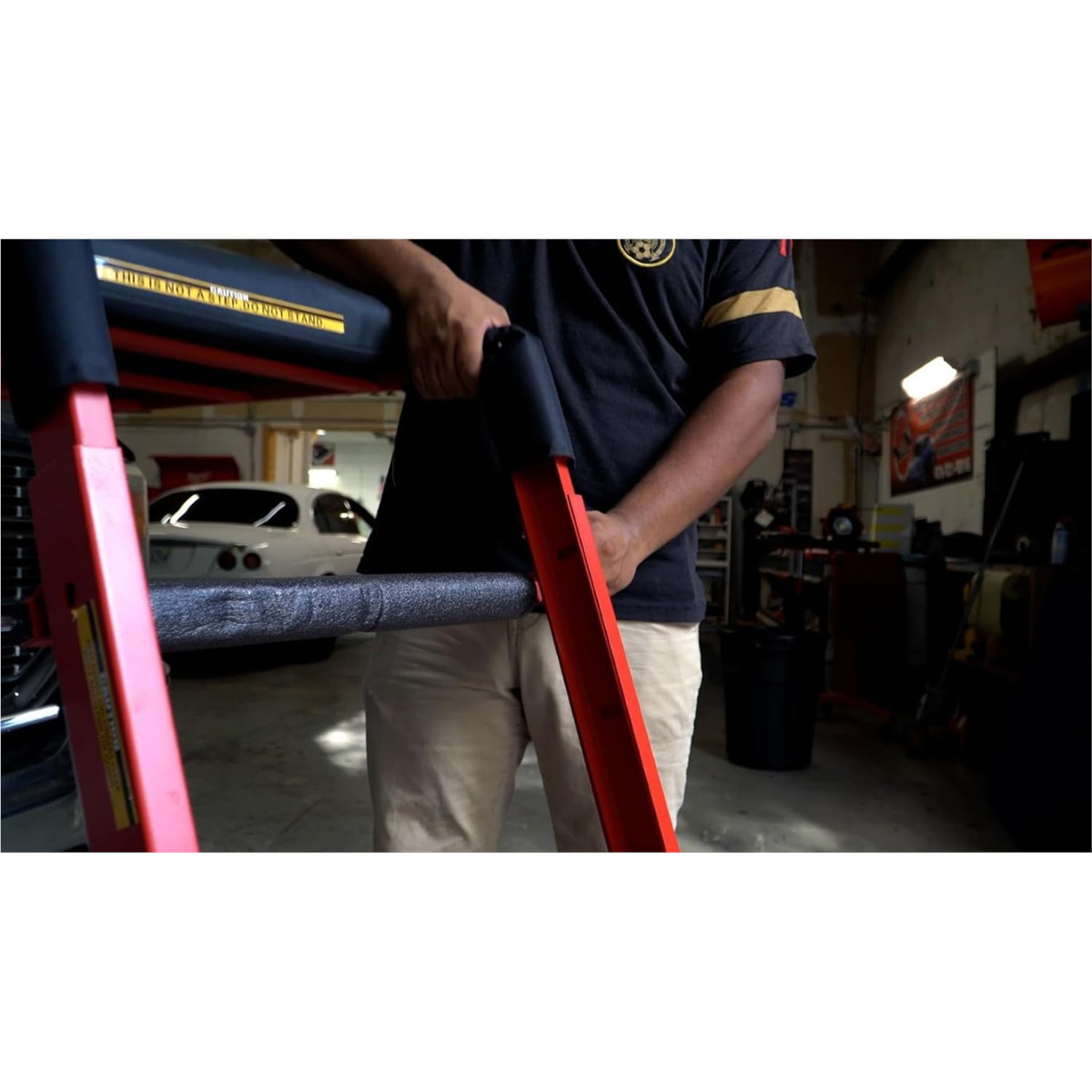 Traxion 3 106 Topside Creeper Adjustable Height 400 Lb Capacity