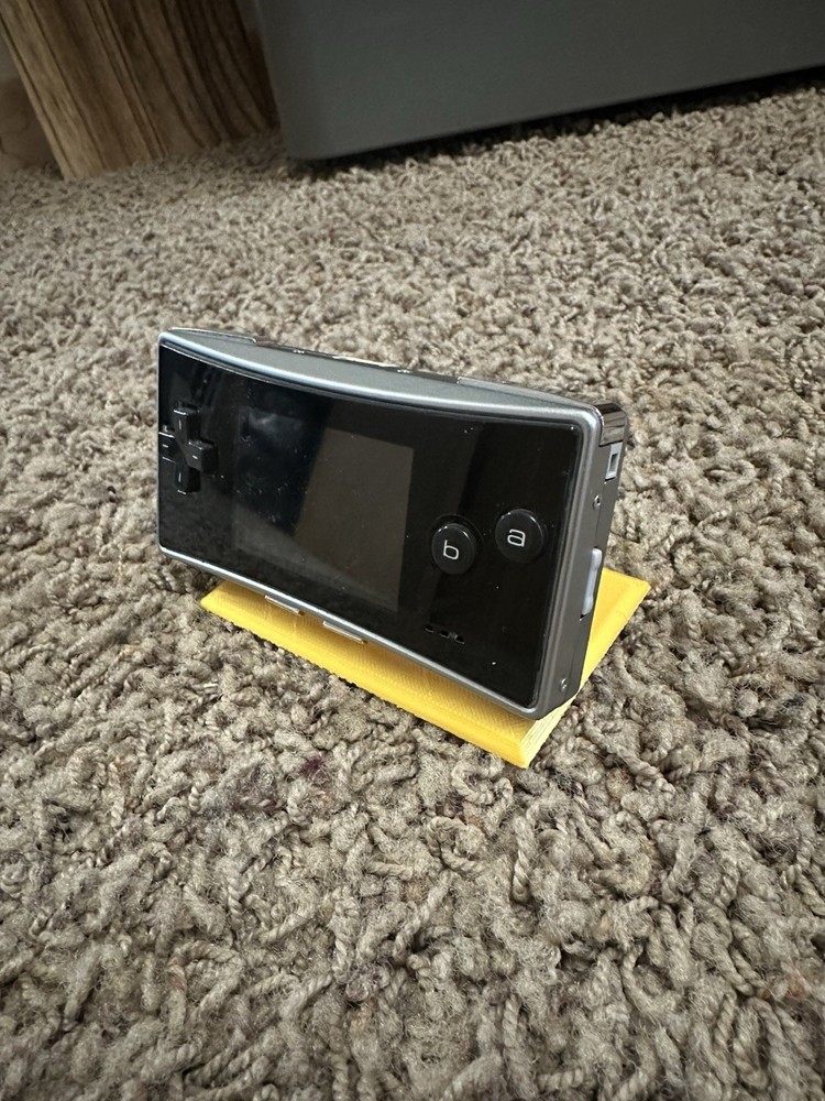 Custom Display Stand for GameBoy Advance SP Console 3D Printed Micro DS. Nice No