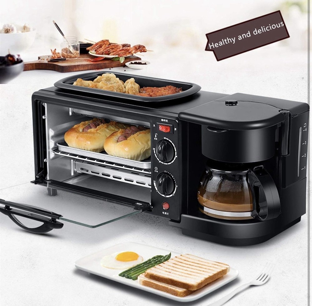 Bosch HMT72M450 Breakfast Station Black Multi-function Oven Coffee Maker Grill