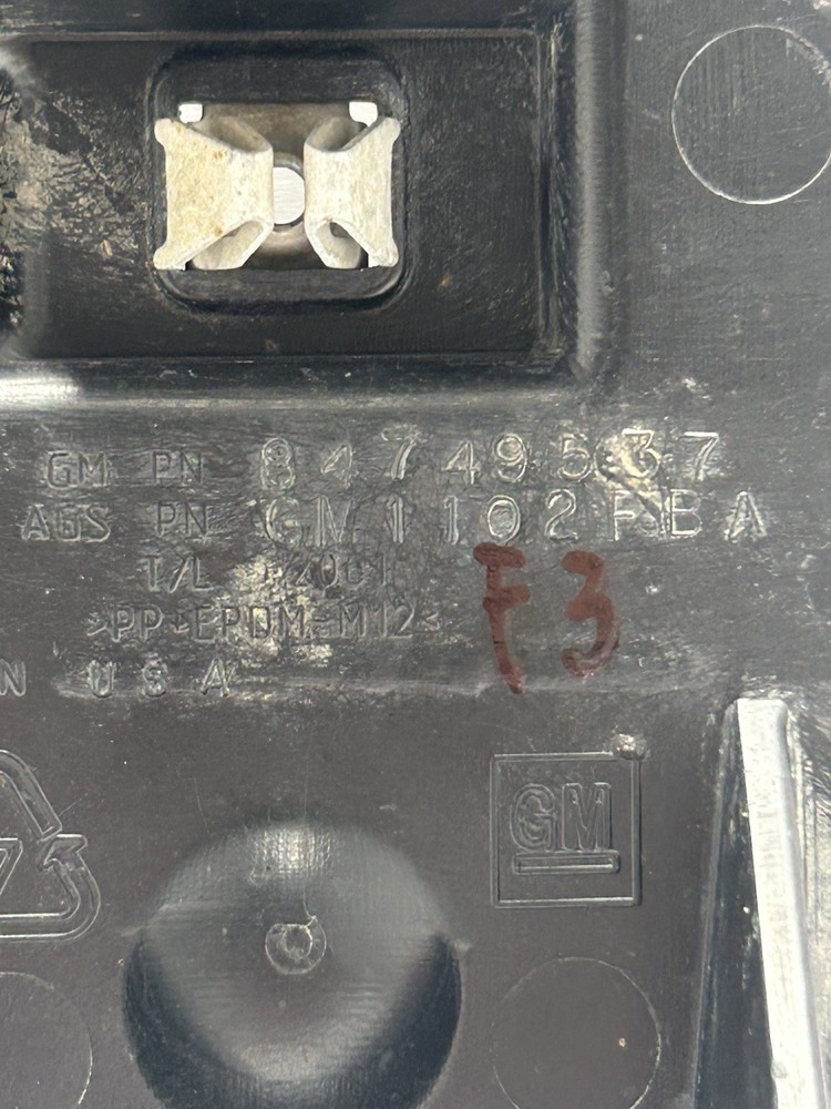 Genuine GM Passenger Side Object Sensing Alert Module Bracket 84749537