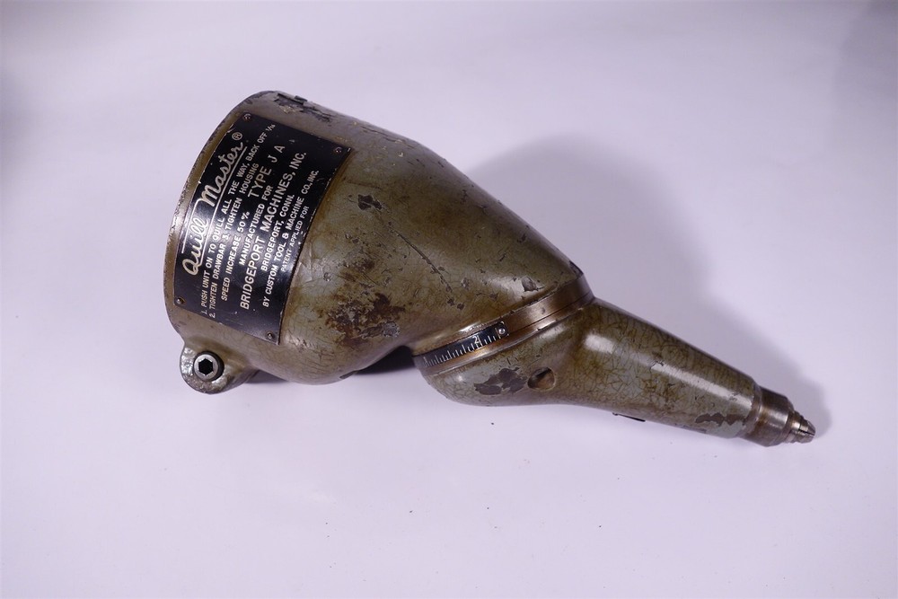 Bridgeport Quill Master Type JA milling head