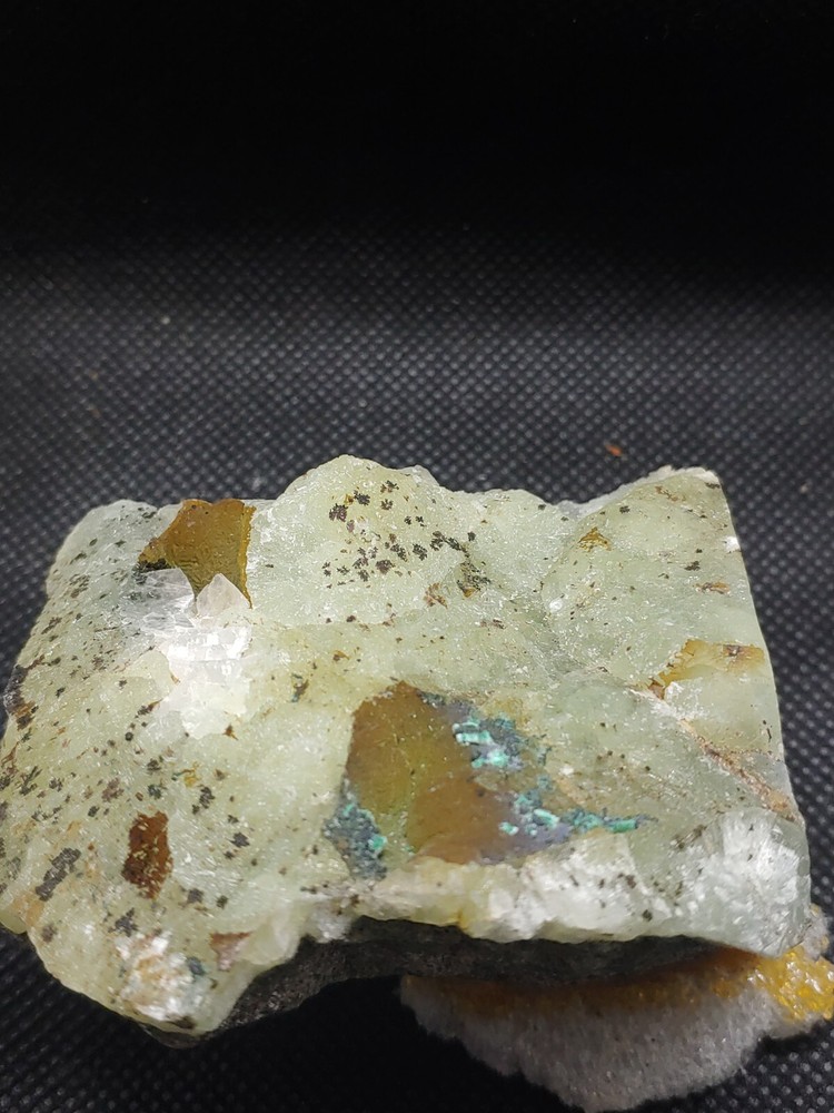 Prehnite W/ Malachite Specimen