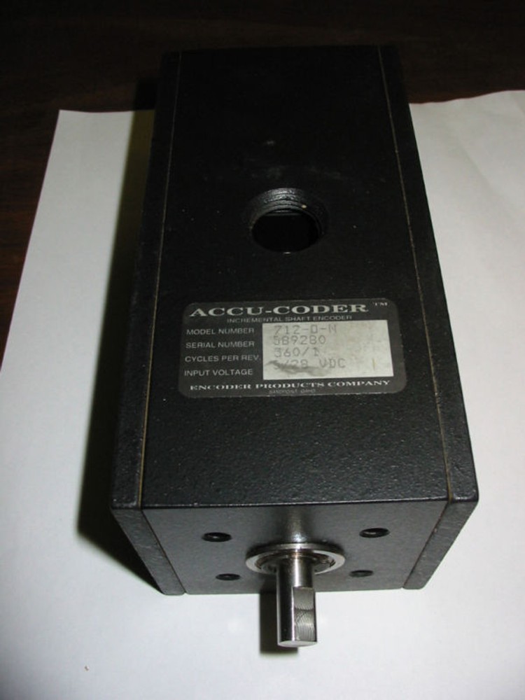 Accu-coder 712-O-N Rotary Shaft Encoder 5/28 VDC New