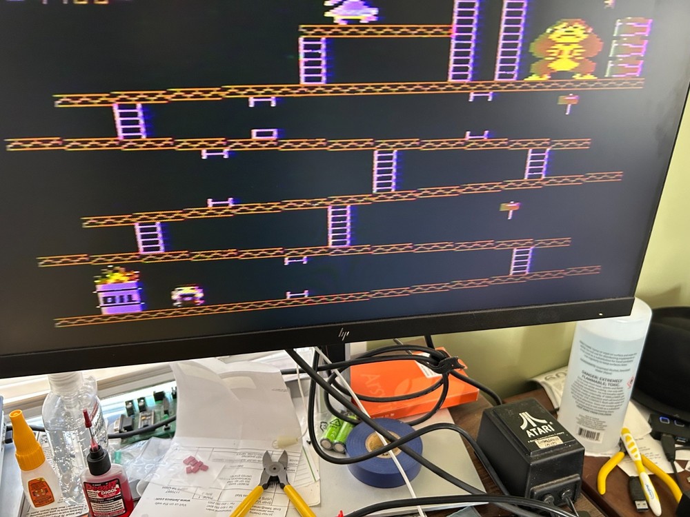 Atari 800XL Computer System Tested Working no power or game included