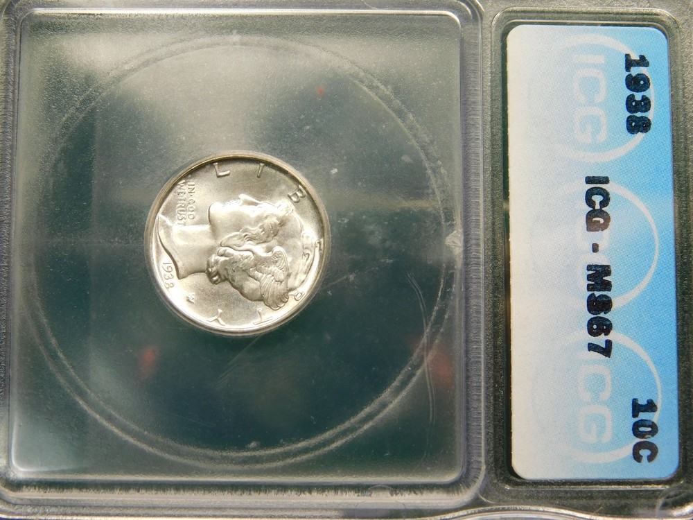 1938 Mercury Dime Item # 3469