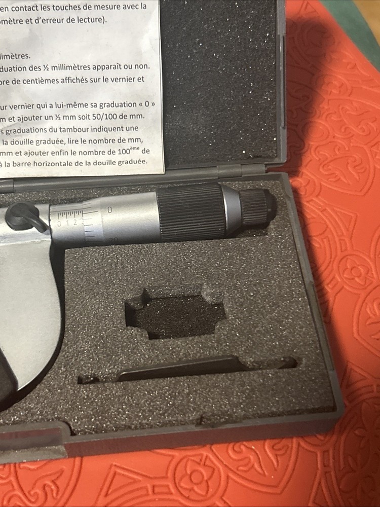 Fowler 1-2” Outside Micrometer Fully Functional (Q27)