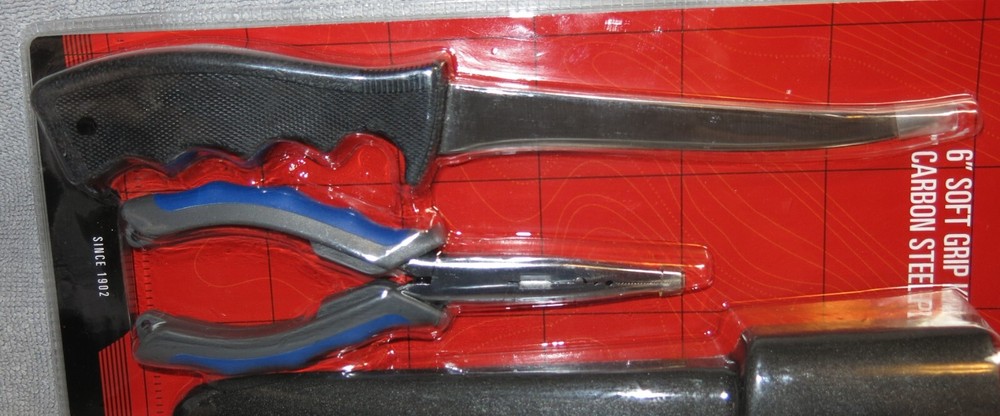 NEW SEALED Scheel's Fixed Blade Knife w Sheath & Pliers