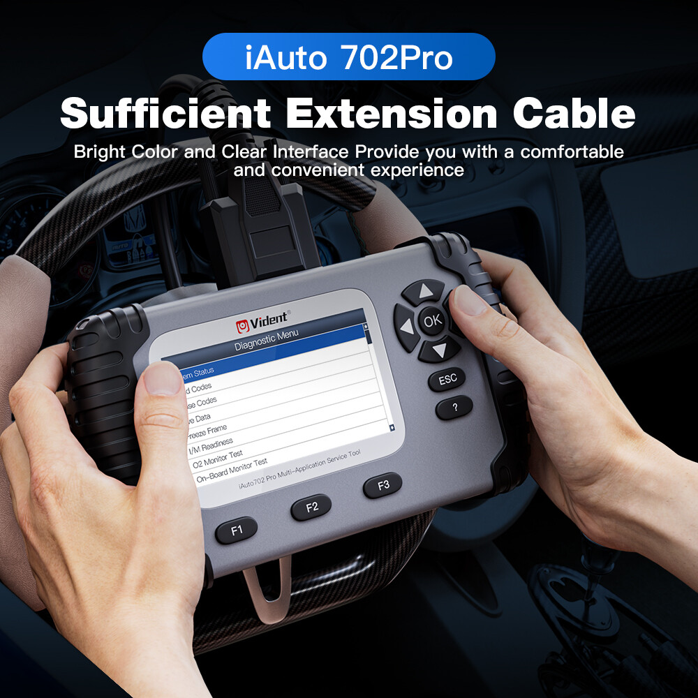 Vident iAuto702Pro Bidirectional ABS & SRS 2-System Diagnosis Key Programming