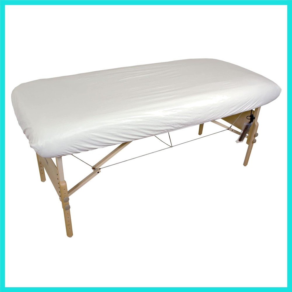 Massage Table Cover - Reusable Barrier with Wipe Clean Surface. Waterproof PU...