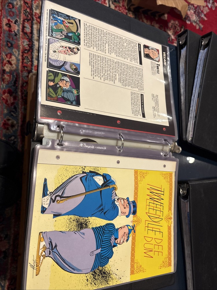 Comic Book Bio Binders