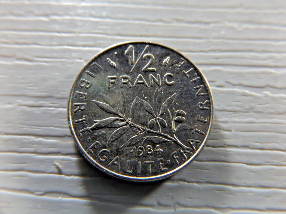 FRANCE 1984 Half Franc
