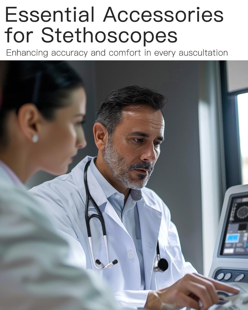 Stethoscope Replacement Accessories Set for EKO CORE 500™ Digital Stethoscope.