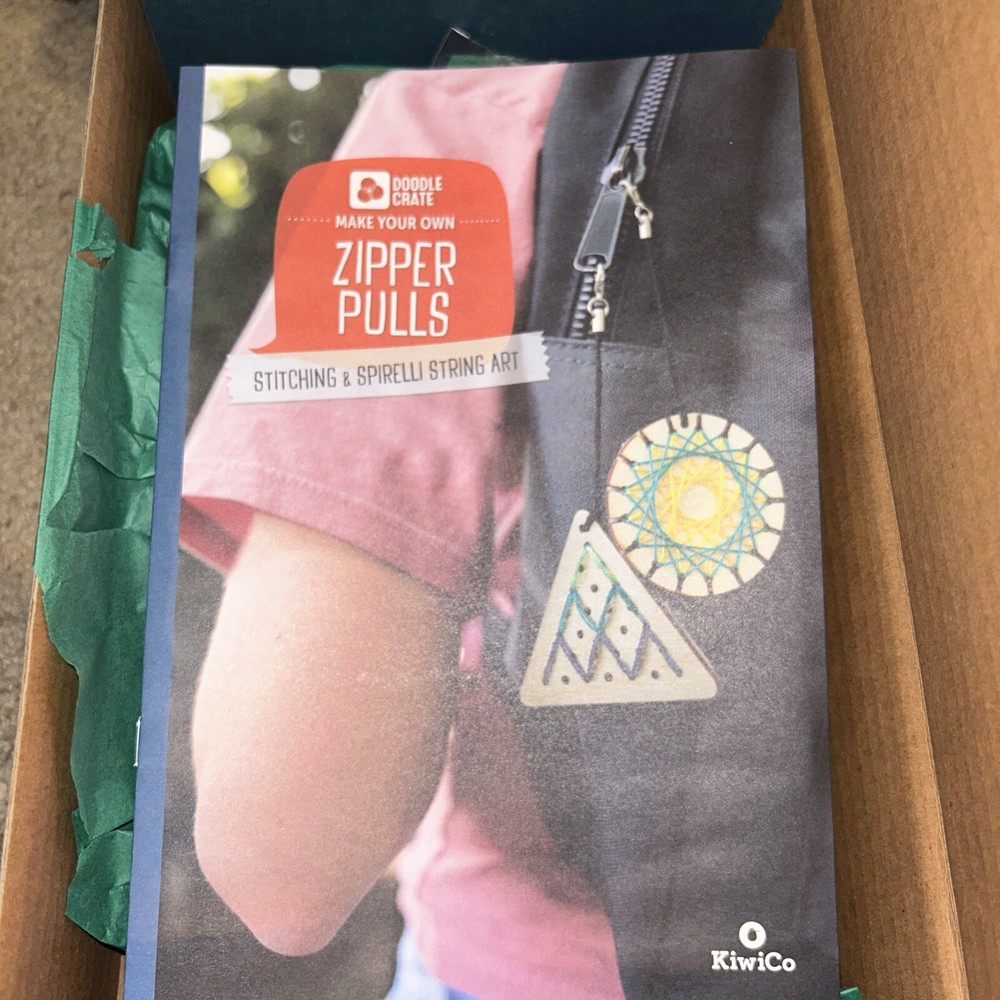 Kiwi Co Doodle Crate Zipper Pulls