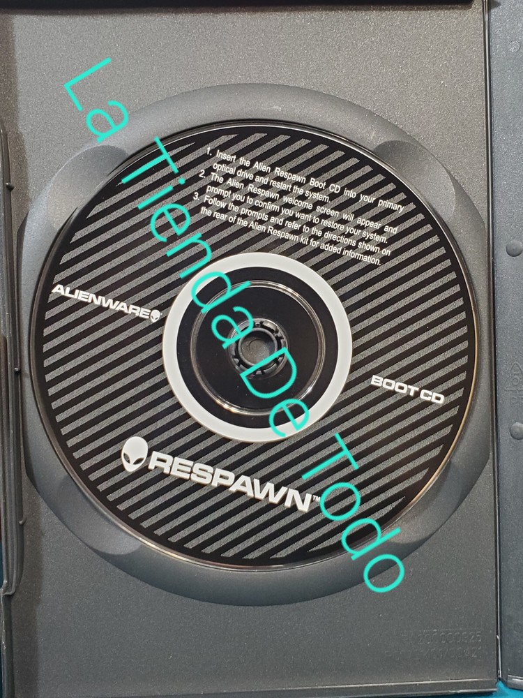 RARE BOOT RECOVERY CD DVD ROM FOR ALIENWARE RESPAWN WINDOWS XP USERS READ