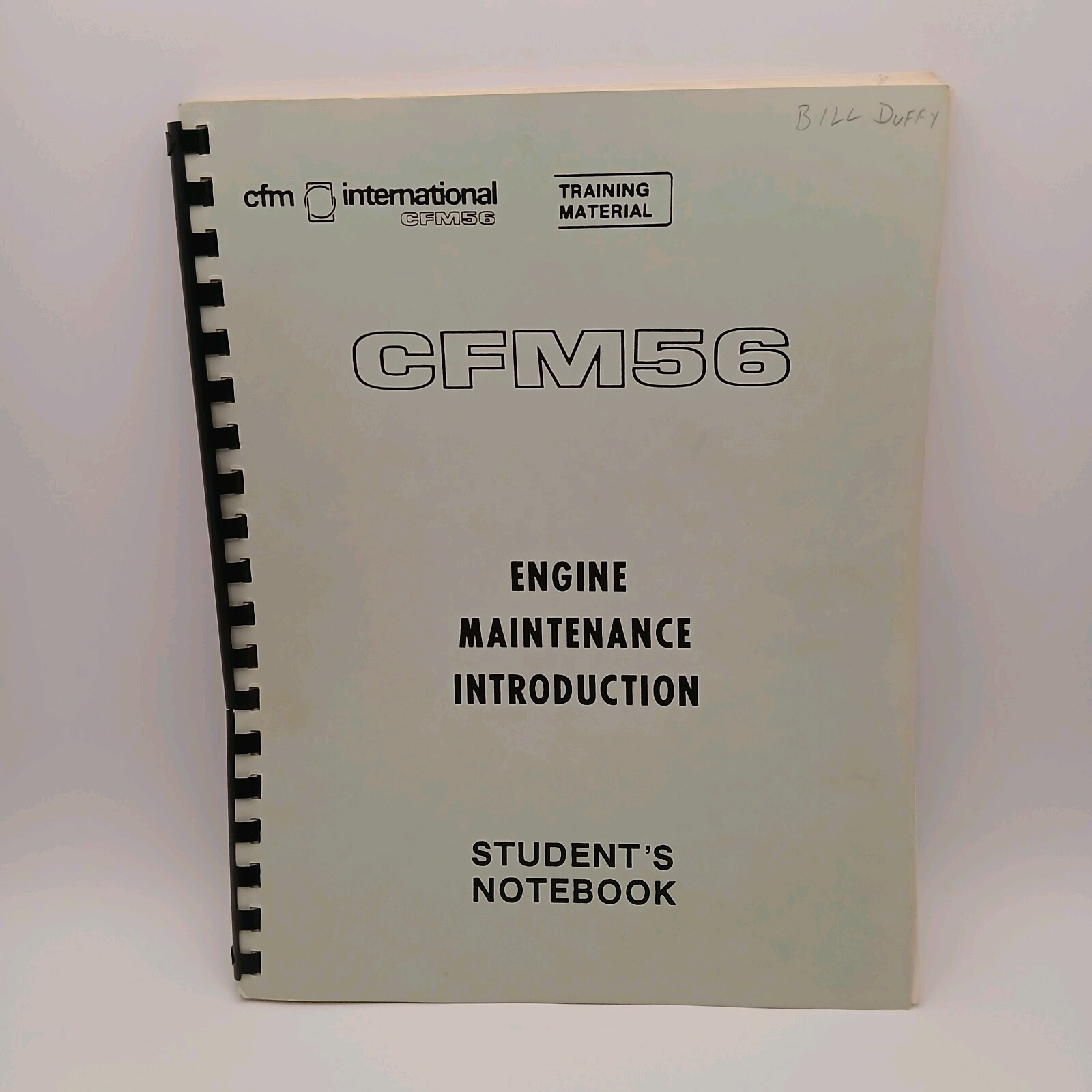 Vintage CFM International CFM56 Engine Maintenance Introduction Student Notebook