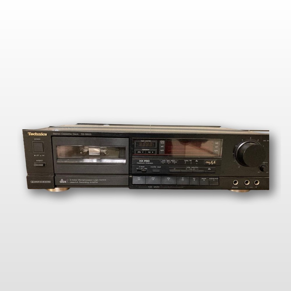 Technics RS-B605 Stereo Cassette Deck High Function Used Japan