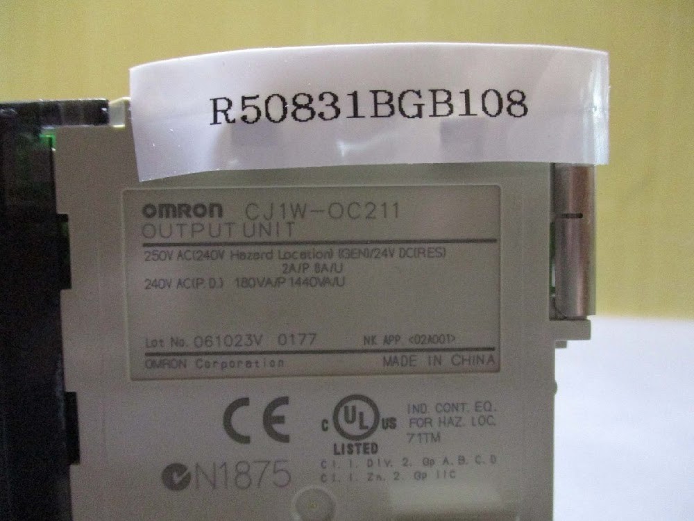 OMRON CJ1W-OC211 PLC Output Unit Module USED #2