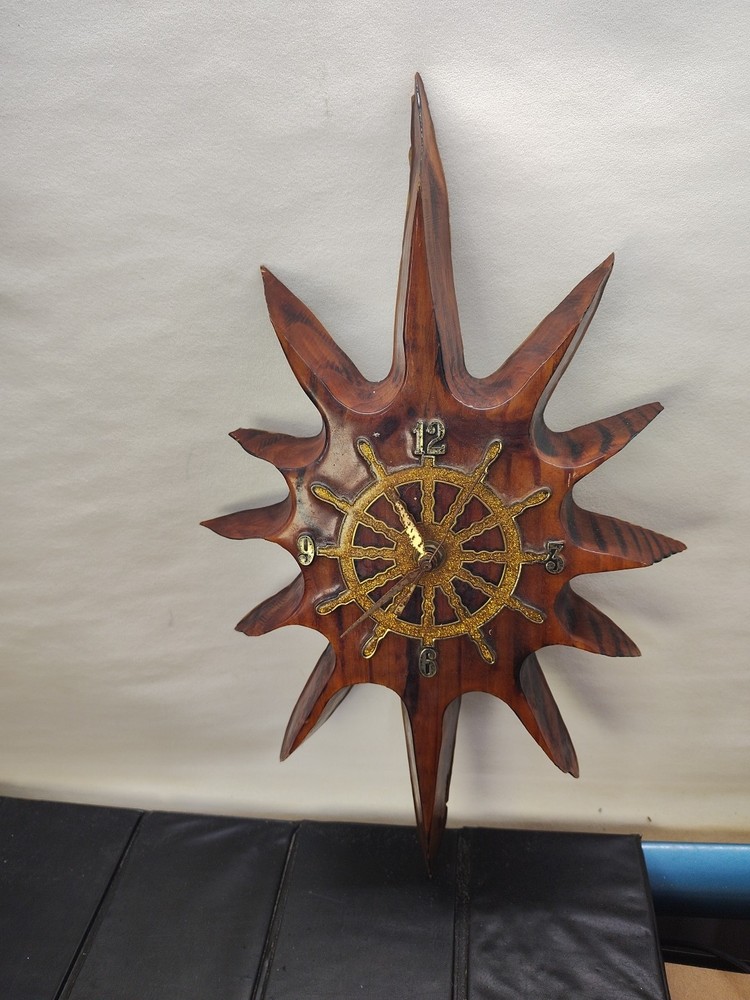 wooden clock faces vintage