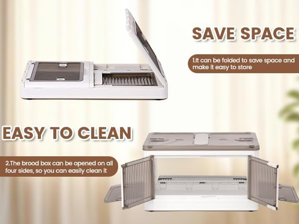 Brooder Box for Chicks Quail Brooder Box with Thermostat Poultry Heater Breeding