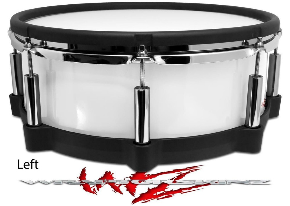 Wrap for Roland vDrum Shell PD140 Solids Collection White