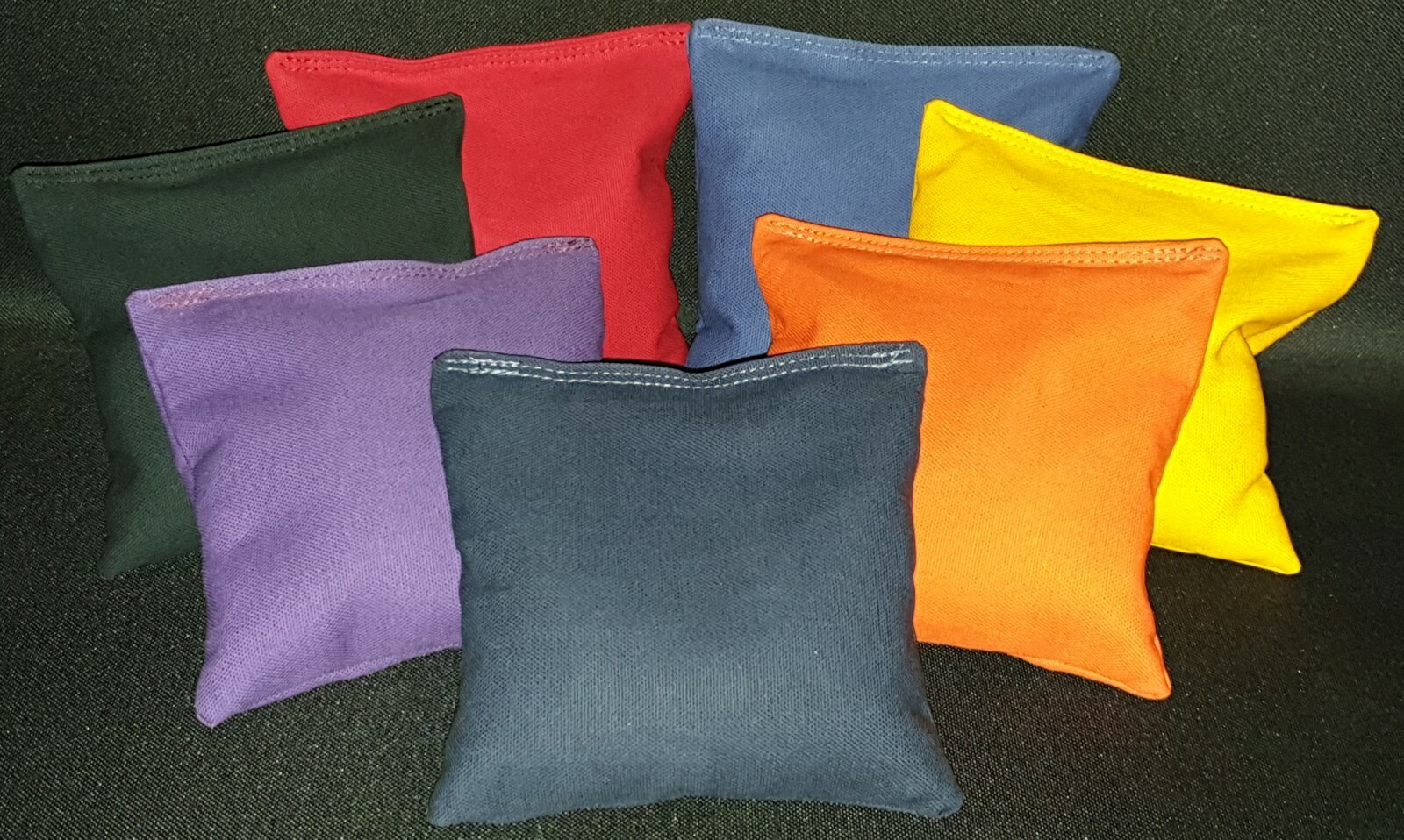 SET OF 8 WATERPROOF ALL WEATHER CORNHOLE BAGS PICK YOUR 2 COLORS! QUALITY BAGS!!