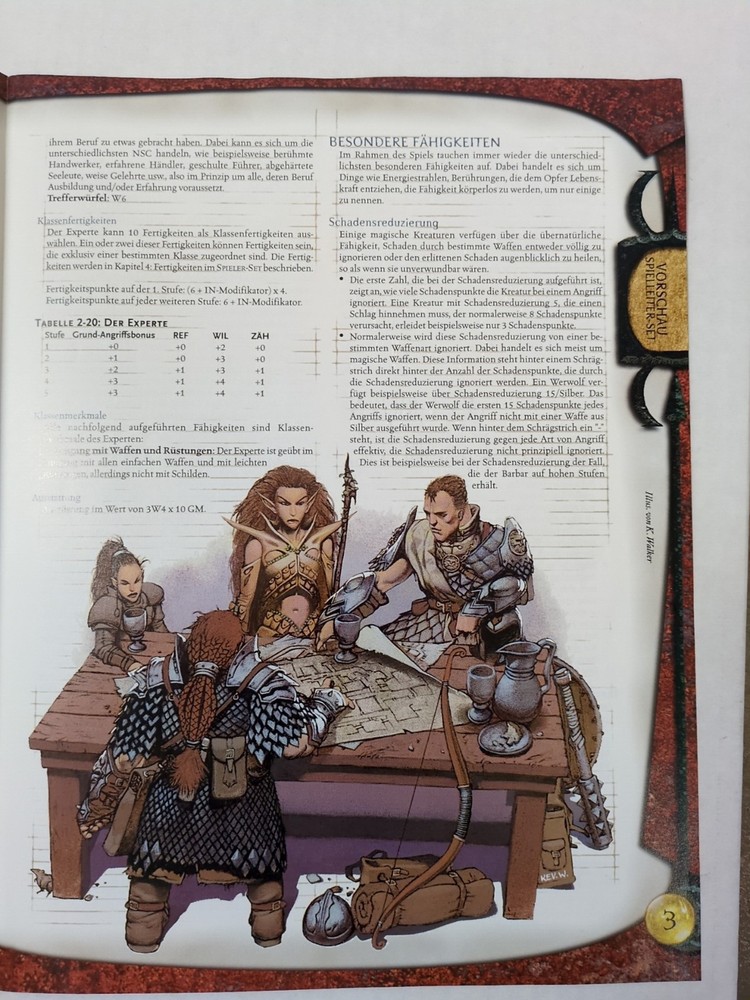 German Dungeons And Dragons Preview DM Sheet