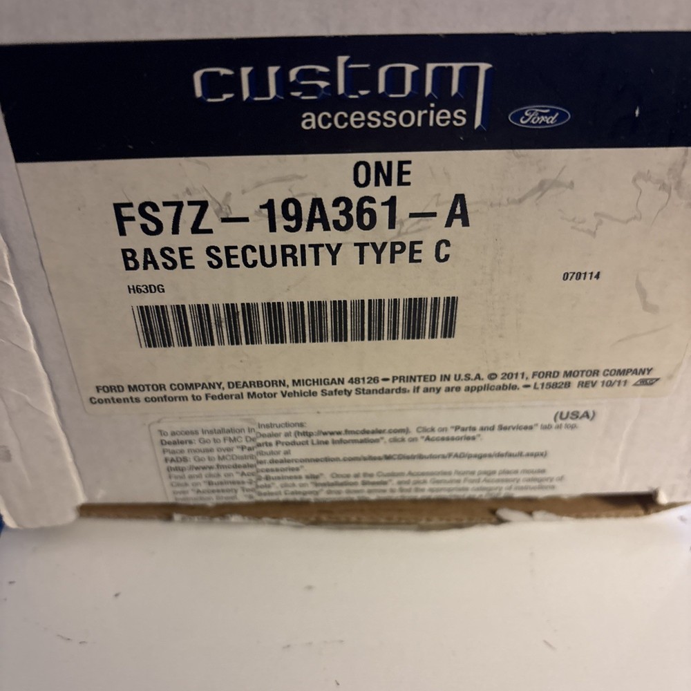 Ford FS7Z19A361A Base Security Kit Fits Various Vehicles