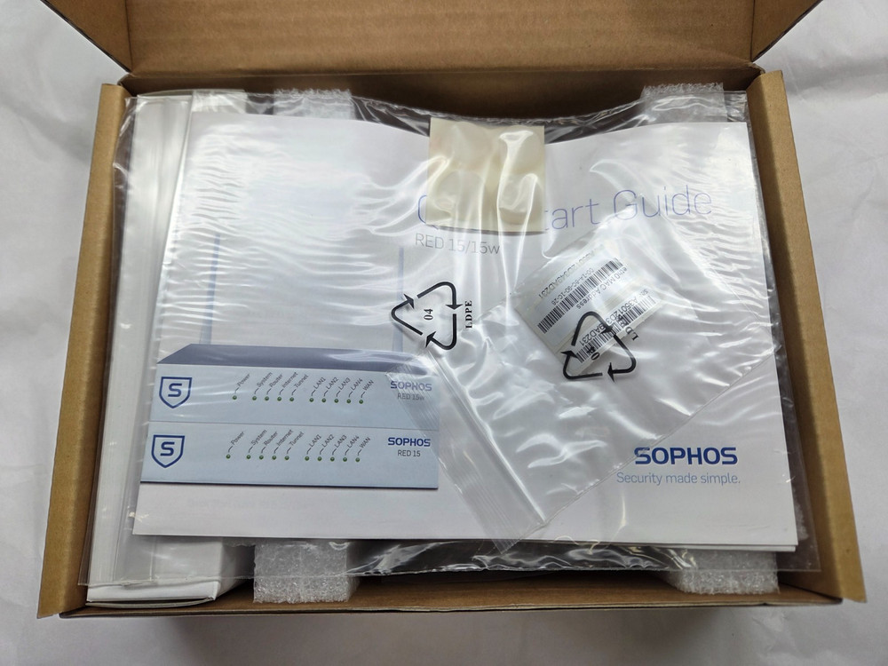 Sophos RED 15 Network Security Firewall Appliance