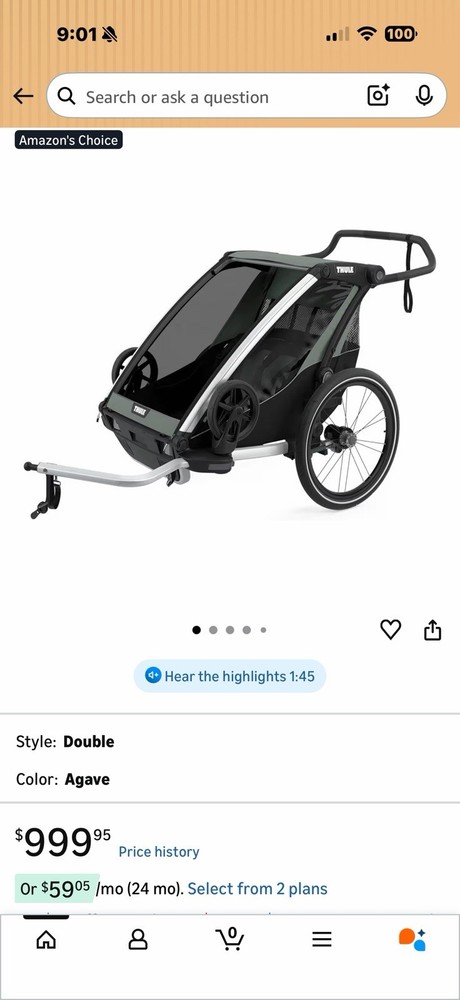 Thule Chariot Lite Multisport Trailer & Stroller