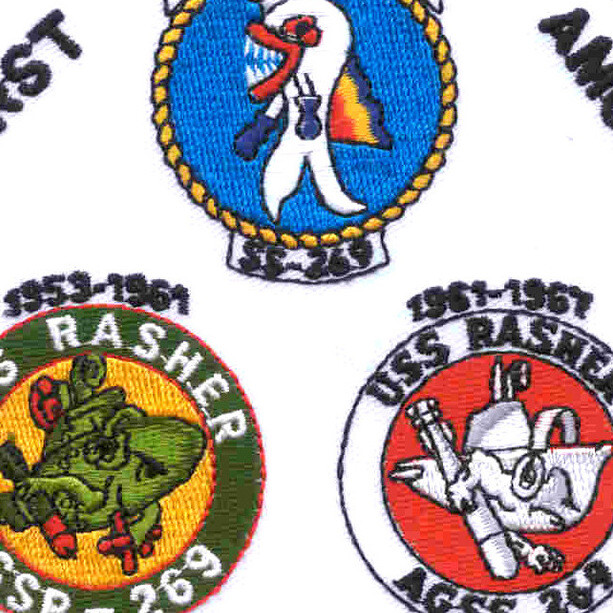 SS-269 USS Rasher Patch - Version E