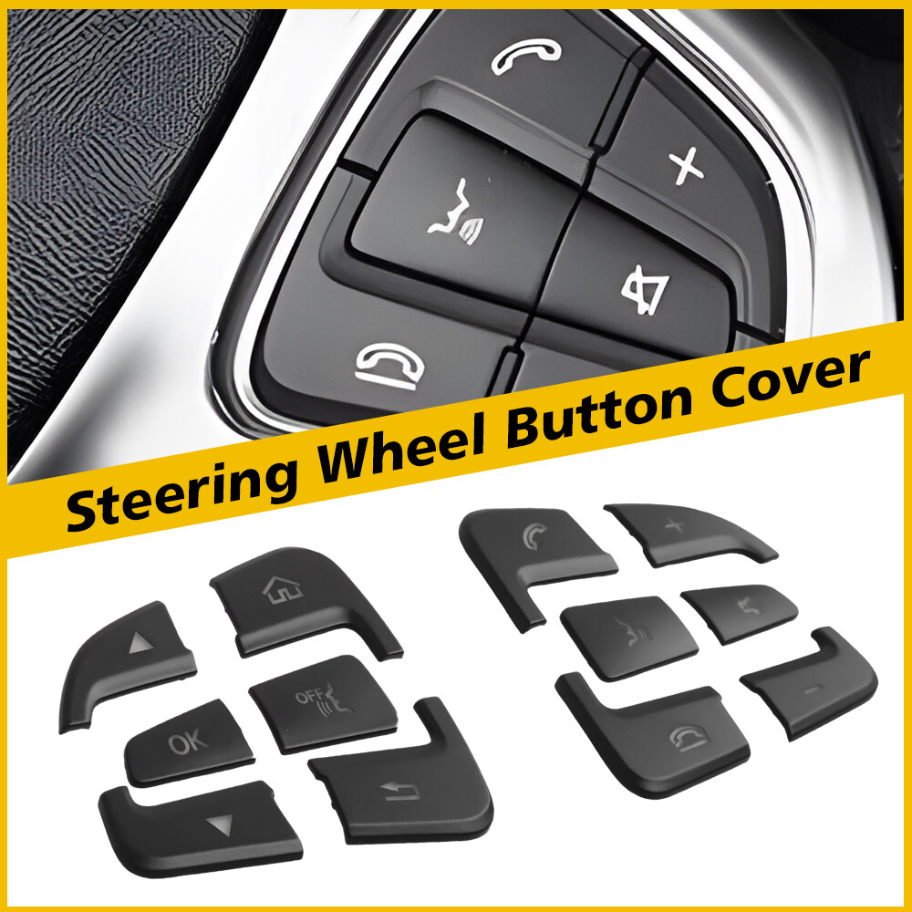 Steering Multi-Function Wheel Button Cover Fit Mercedes-Benz C300 2015-2017