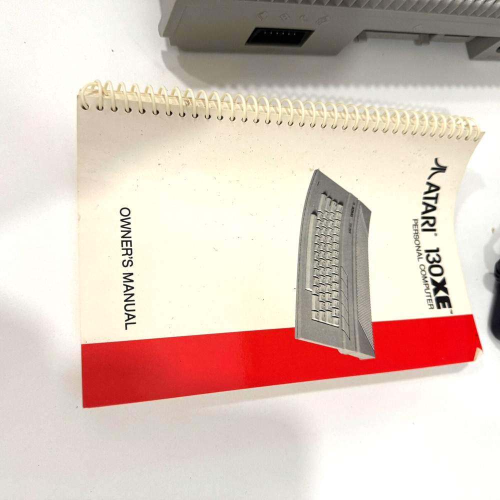 ATARI 130XE Computer MINT in the Box. Complete w/ Power Supply Manuals