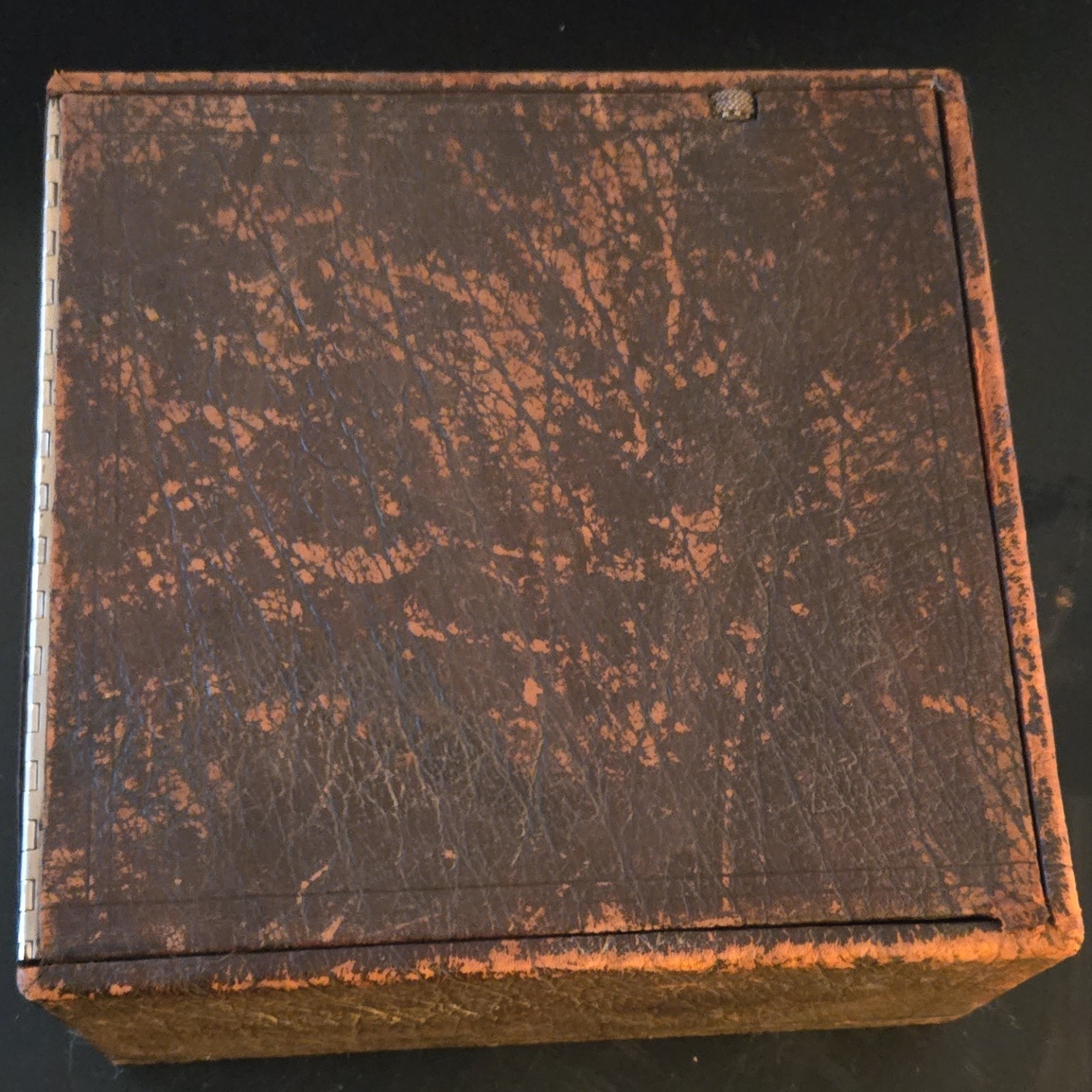 Conley Safety Vintage Brown Box Camera with Leather Case