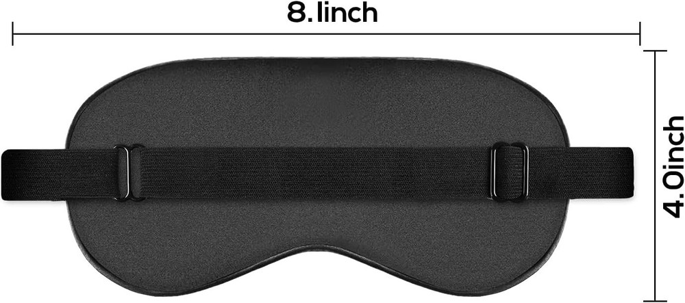 Luxurious Silk Sleep Mask - Adjustable & Light-Blocking for Restful Nights