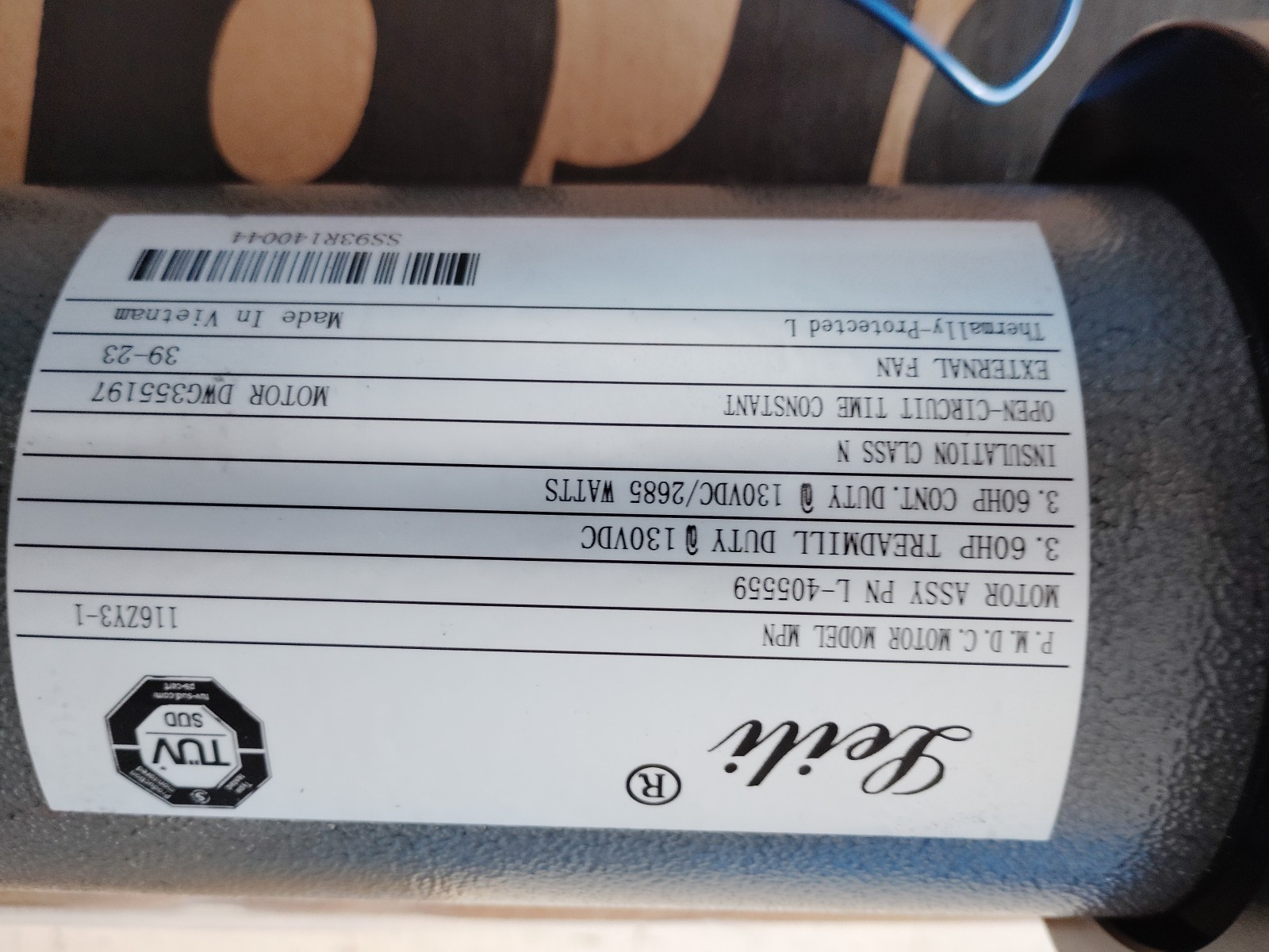 Treadmill Motor 3.6 hp And Control Board