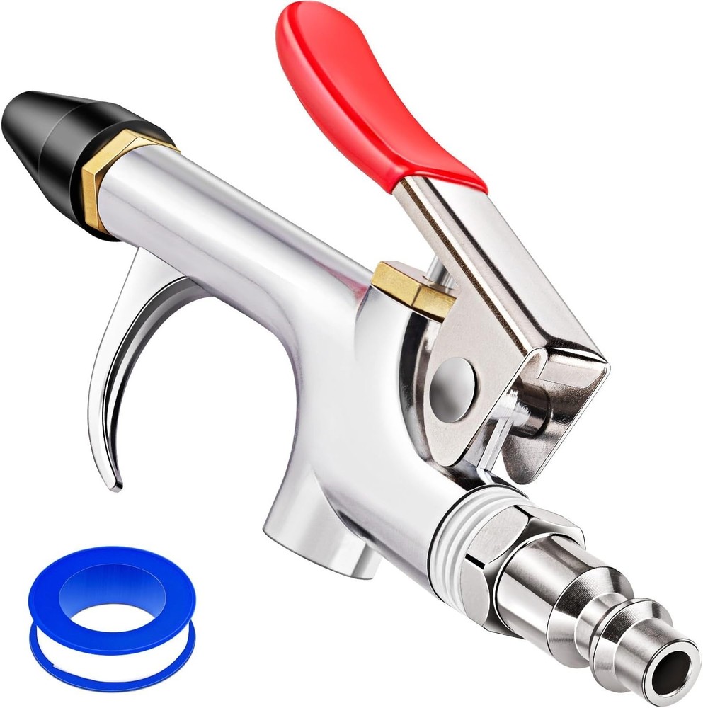 Durable 4Pcs Air Compressor Blow Gun Set - Powerful Airflow & Easy Connection