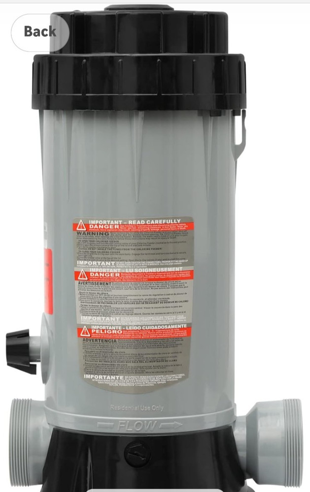 Automatic Chlorinator Feeder CL200 Inline Pool Hayward Replacement 9lb Capacity