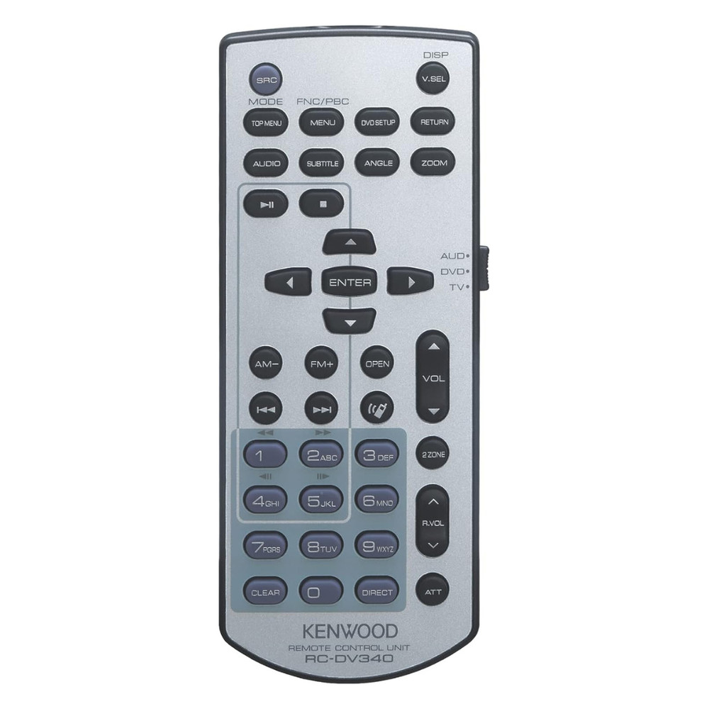 Kenwood KCA-RCDV340 IR Remote Control for Multimedia & Navigation Receivers