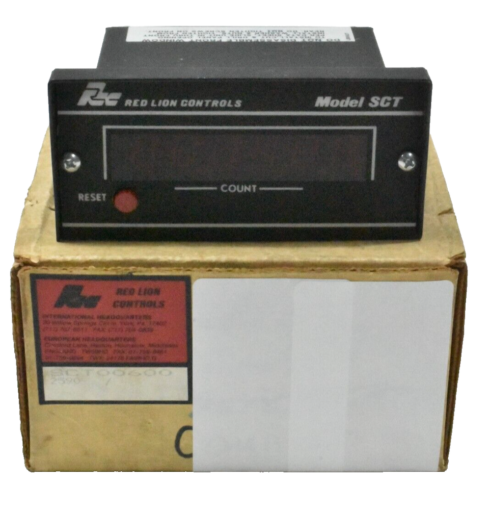 Red Lion SCT00600 Totalizing Counter NOS