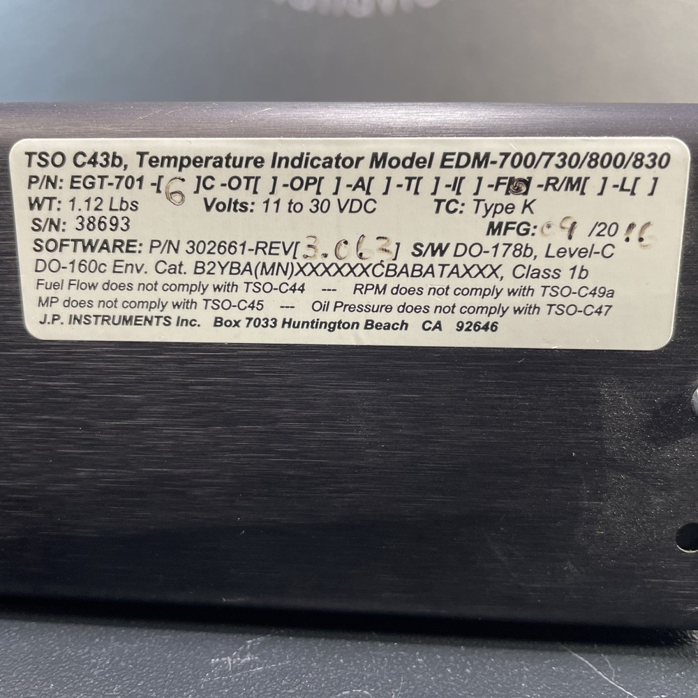 JP Instruments EDM 700