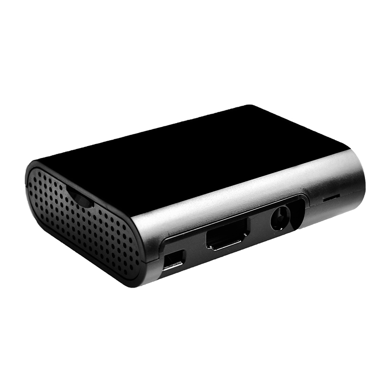 2 PCS NEW Black ABS Protective Enclosure Case Box Computer Raspbe
