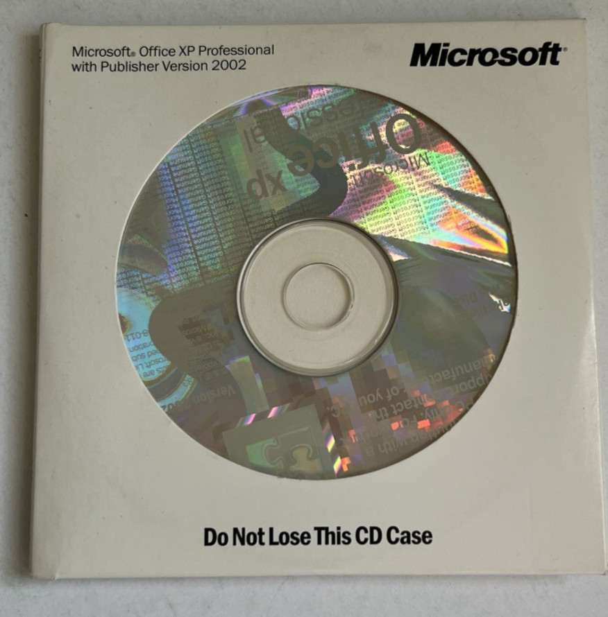 Microsoft Office XP Professional 2002 with Publisher Version with Keys